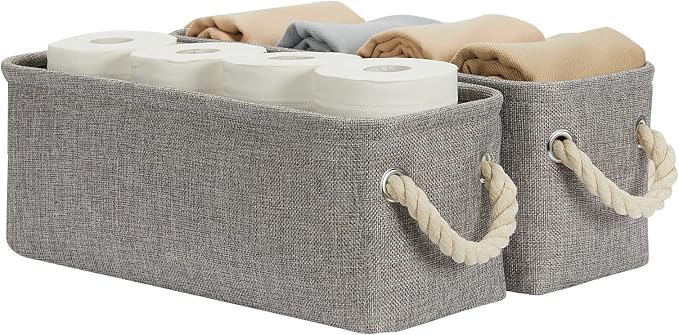 DULLEMELO Toilet Paper Storage Basket, Toilet Tank Basket by DULLEMELO
