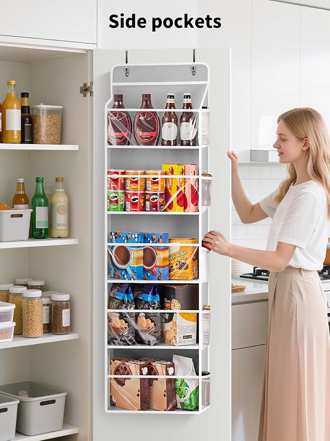JARLINK Toy Stuffed Animal Storage, Over The Door Organizer W/Clear View Windows - Image 6