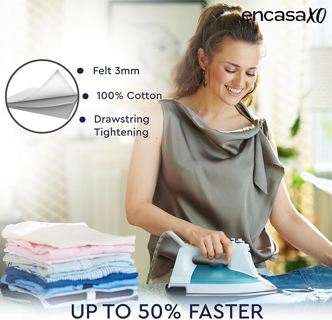 Encasa XO Ironing Board Cover and Pad 42"x14" - Image 7