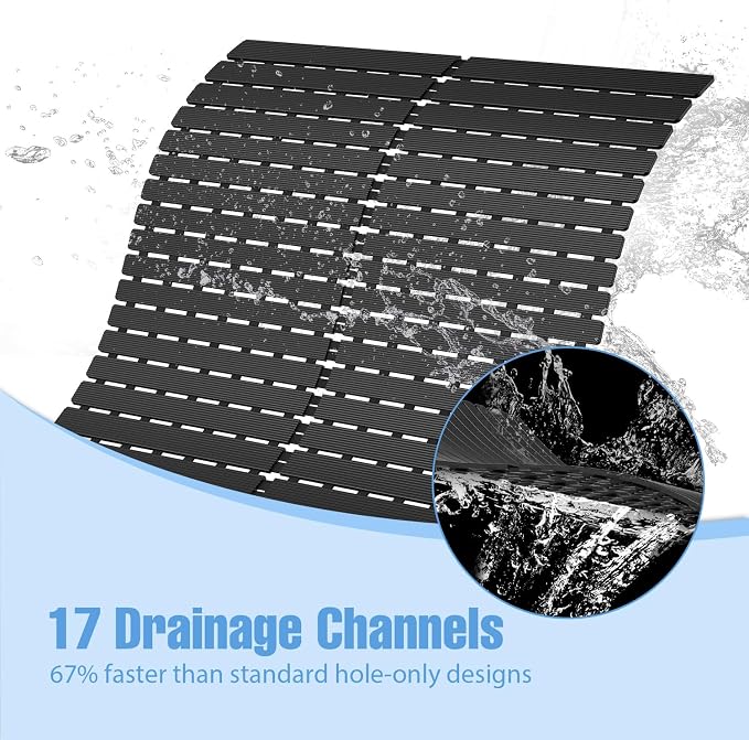 Shower Mat Non-Slip Bath Mat for Tub Floor & Stall - Image 6