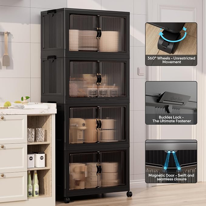 Jalove 50QT Plastic Storage Bins - Image 6