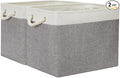 Temary Baskets for Organizing, 2 Pack Storage Baskets Large Fabric Baskets by TEMARY