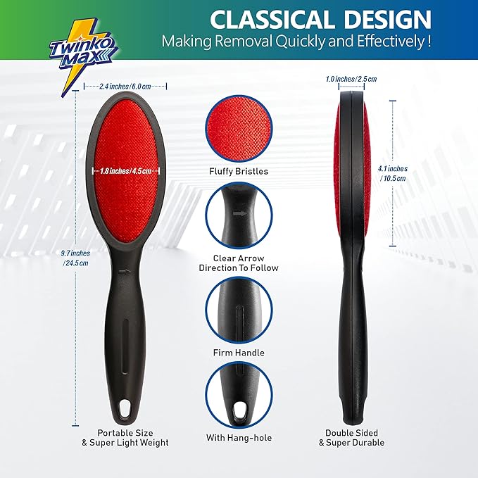 Lint Brush, Lint Remover, Pet Hair Remover, Clothes Brush, Magic Lint Remover - Image 2
