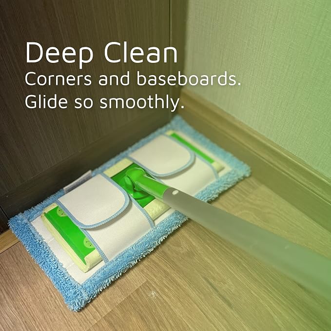 Reusable Mop Pad for Swiffer Sweeper Mop, 12.5'' Microfiber Mop Pad Refill - Image 5