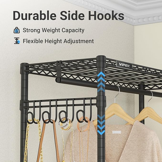 VIPEK L4 Garment Rack L Shaped Clothes Rack - Image 3