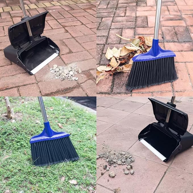 Kefanta Outdoor Heavy Duty 2 Brooms and Dustpan Set - Image 4