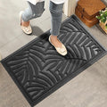 Front Door Mat, Absorbent Resist Dirt Welcome Door Mat Indoor Outdoor, by HIYARD