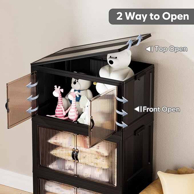 Jalove 88QT Plastic Storage Bins - Image 5
