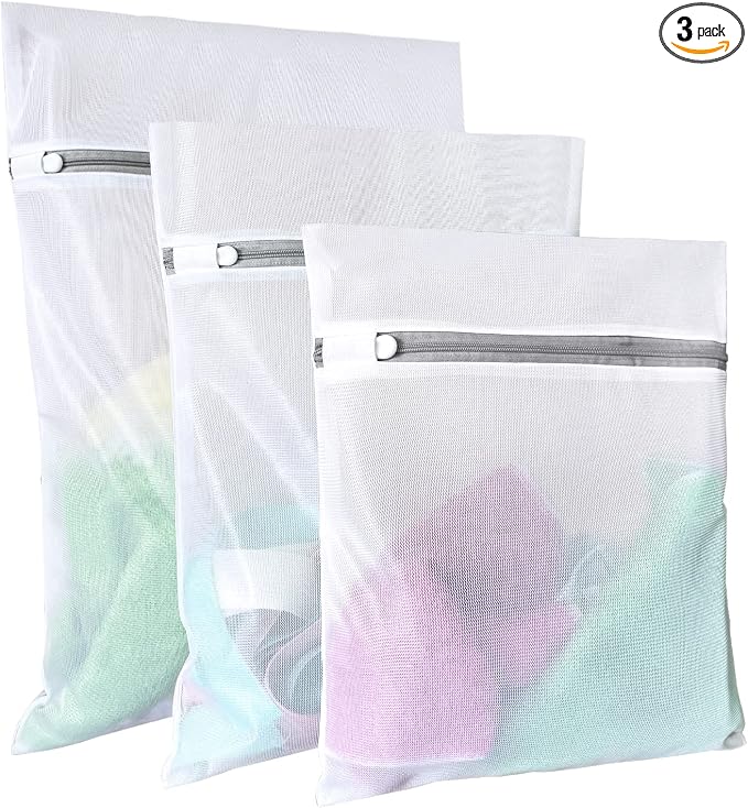 Lingerie Bags for Washing Delicates, Small Fine Mesh Laundry Bags by Unknown