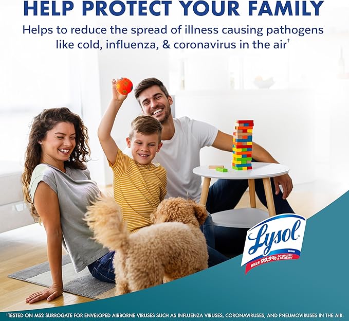 Lysol Air Sanitizer Spray with Odor Eliminator - Image 7