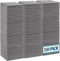 HOMEXCEL Grey Microfiber Cleaning Cloth, 150 Pack Cleaning Rags, Cleaning Towels by HOMEXCEL
