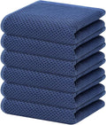 Homaxy 100% Cotton Waffle Weave Kitchen Dish Towels, Ultra Soft Absorbent Quick by Homaxy