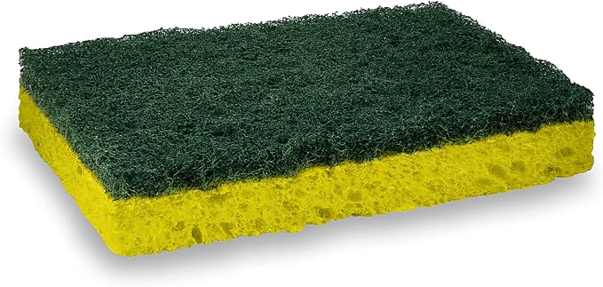 Amazon Basics Cleaning Sponges, Heavy Duty Scrub Sponges - Image 5