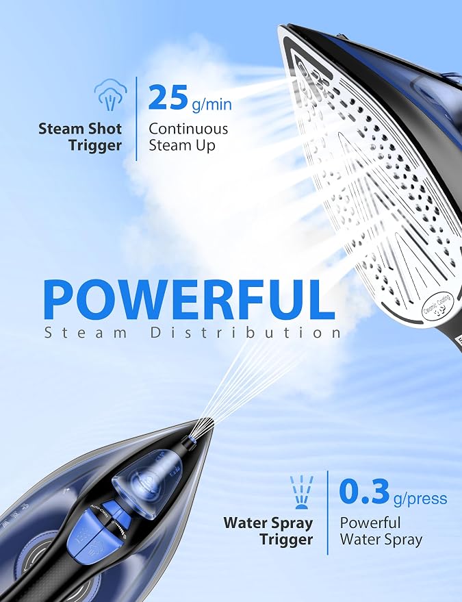 Sundu Steam Iron for Clothes - Image 4