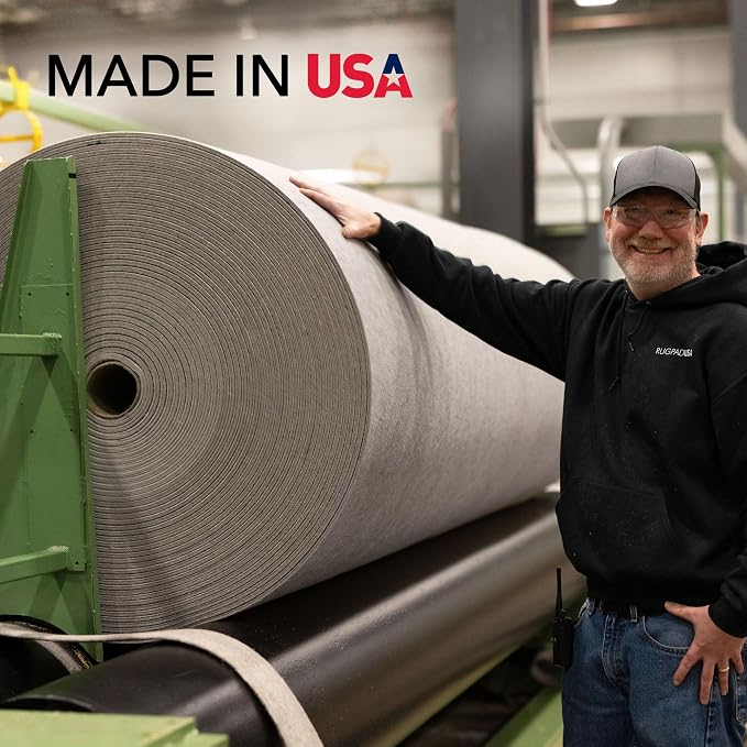 RUGPADUSA - Eco-Plush - 8'x10' - 3/8" Thick - 100% Felt - Extra Cushioned Rug - Image 4