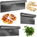 Bakerpan Stainless Steel Heavy Duty Dough Cutter, 3 Size Set by Forallyourbakingneeds