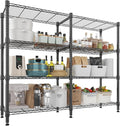 Himimi 4-Tier Heavy Duty Metal Storage Rack, 1200LBS Adjustable Wire Shelving by Himimi