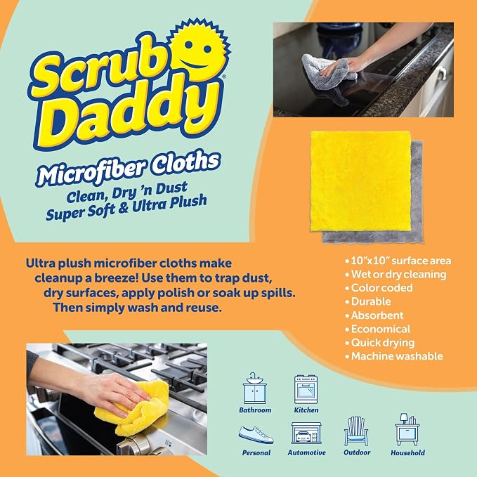 Scrub Daddy 10-Piece Microfiber Towel Set - Image 3