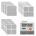 14 Sheets Window Screen Patches Repair Kit, Strong Adhesive Fiberglass Quick by Secopad
