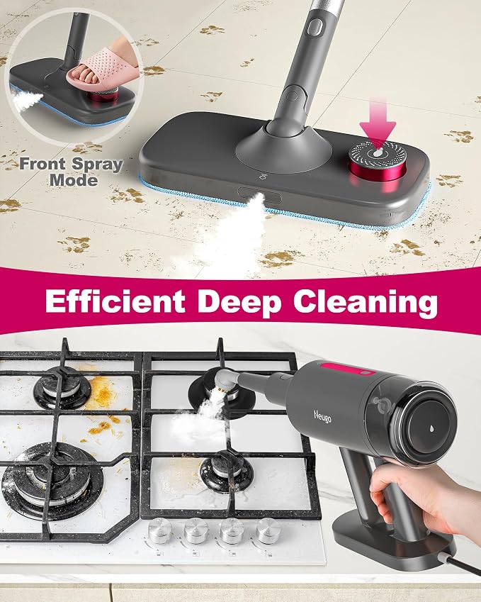 Steam Mop for Floor Cleaning, 7in1 Handheld Steamer Cleaner Detachable for - Image 5