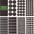 Fursafe&Q Felt Furniture Pads for Hardwood Floors -Self Adhesive Felt Chair Leg by FursafeQ