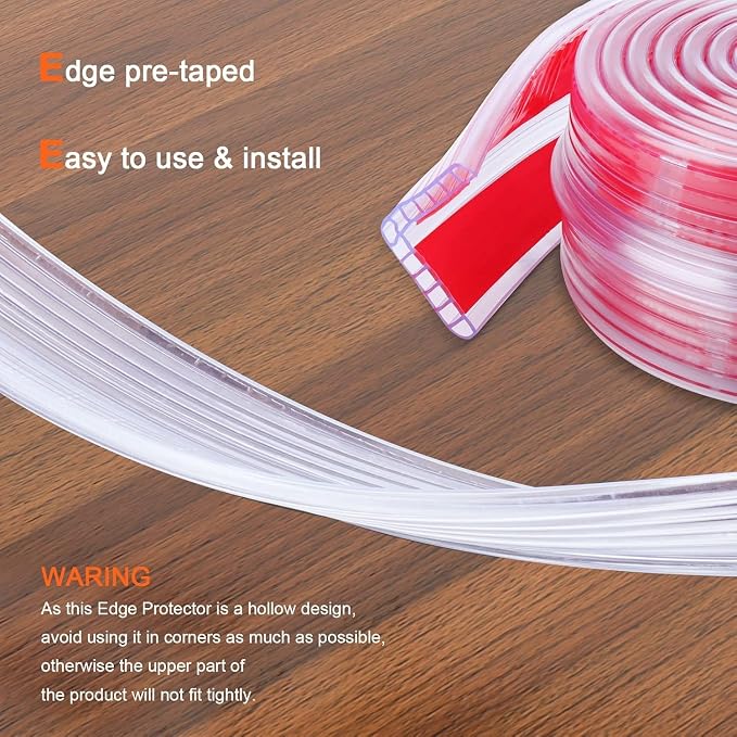 Baby Proofing 16.4ft Long Corner Protector Baby Corner Guards Furniture Corner - Image 6