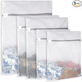 5Pcs Durable Honeycomb Mesh Laundry Bags by SUERIV