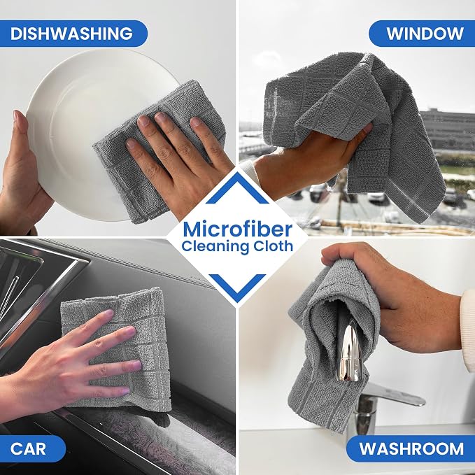 Greenfound Microfiber Cleaning Cloth Roll -80 Pack, Tear Away Towels - Image 6