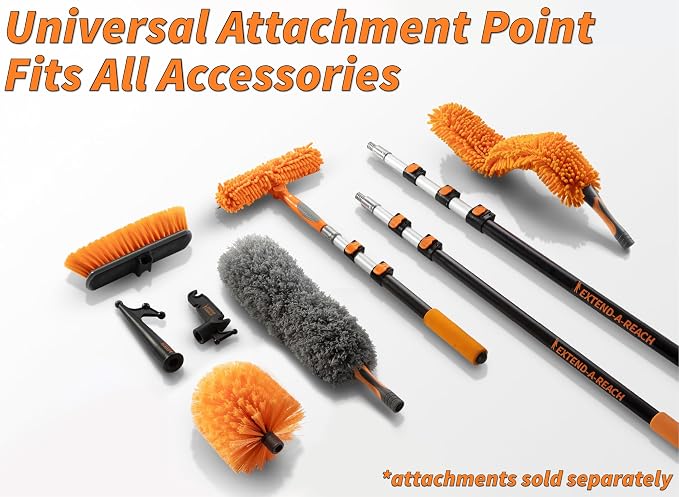 Window Squeegee and Microfiber Scrubber 2-in-1 Combo // Multi-Angle Window - Image 6