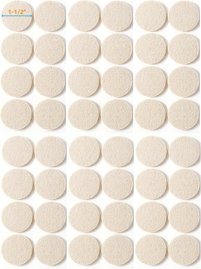Furnigear Felt Furniture Pads for Hardwood Floors by Furnigear