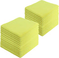 Microfiber Cleaning Cloths, 24 Pack, All-Purpose, Highly Absorbent, Washable by JDHomease