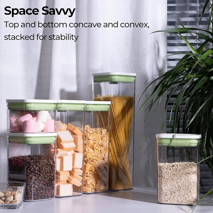 linoroso Set of 4 Pop Airtight Food Storage Containers - Image 6
