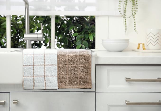100% Cotton Terry Dish Cloth & Dish Towel, 6 Pack, Super Soft and Absorbent - Image 5