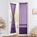 Tollpiz Sheer Curtains Closet Linen Textured Curtain Sheers Doorway Light by Tollpiz