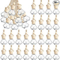 BBTO 50 Pcs Hanging Car Air Freshener Car Diffuser Bottles Empty Glass Perfume by BBTO