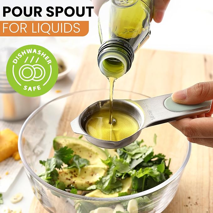 Spring Chef Magnetic Stainless Steel Measuring Cups, Kitchen Tools - Image 7