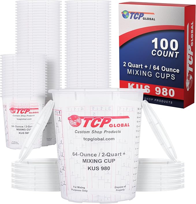 Custom Shop Paint Mixing Cups, 64-Ounce by CustomShop