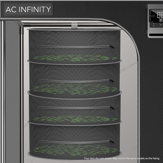 AC Infinity Herb Drying Rack, 8-Layer Hanging Mesh Net - Image 6