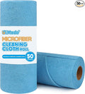 Microfiber Cleaning Cloth, 50 Sheets Shop Towels Commercial Grade Washcloths by Unimade