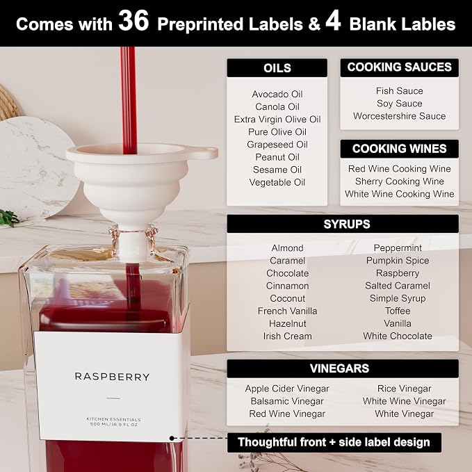Olive Oil Dispenser for Kitchen, 16.9 oz/ 500 ml Olive Oil Dispenser Bottle - Image 3