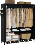 Portable Closet, 54.3 Inch Large Capacity Wardrobe Closet by Unknown