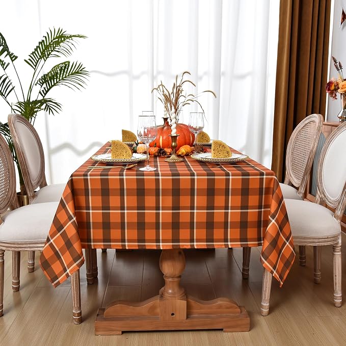 Gingham Plaid Tablecloth - Image 3