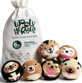 No More Dryer Sheets! Reusable Wool Dryer Balls XL 6-Pack by WOOLYHEROES