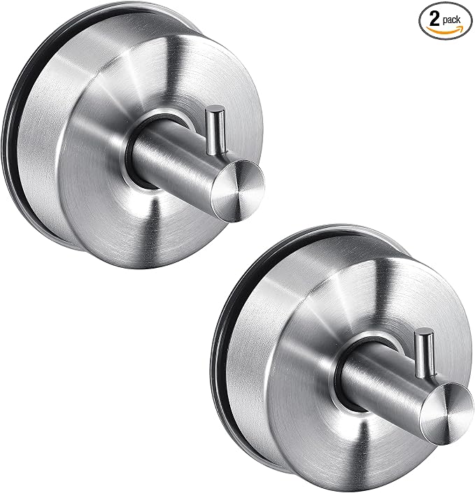 JOMOLA Brushed Stainless Steel Shower & Bathroom Hooks by JOMOLA