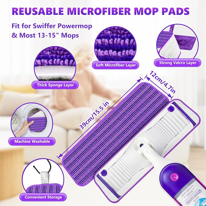 Microfiber Mops for Floor Cleaning - Image 2