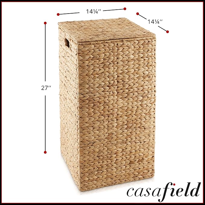 Casafield Laundry Hamper with Lid and Removable Liner Bag - Image 7