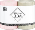 Fantasticlean Microfiber Cleaning Cloth Roll 2 Rolls 120 Pack, Tear Away by Fantasticlean