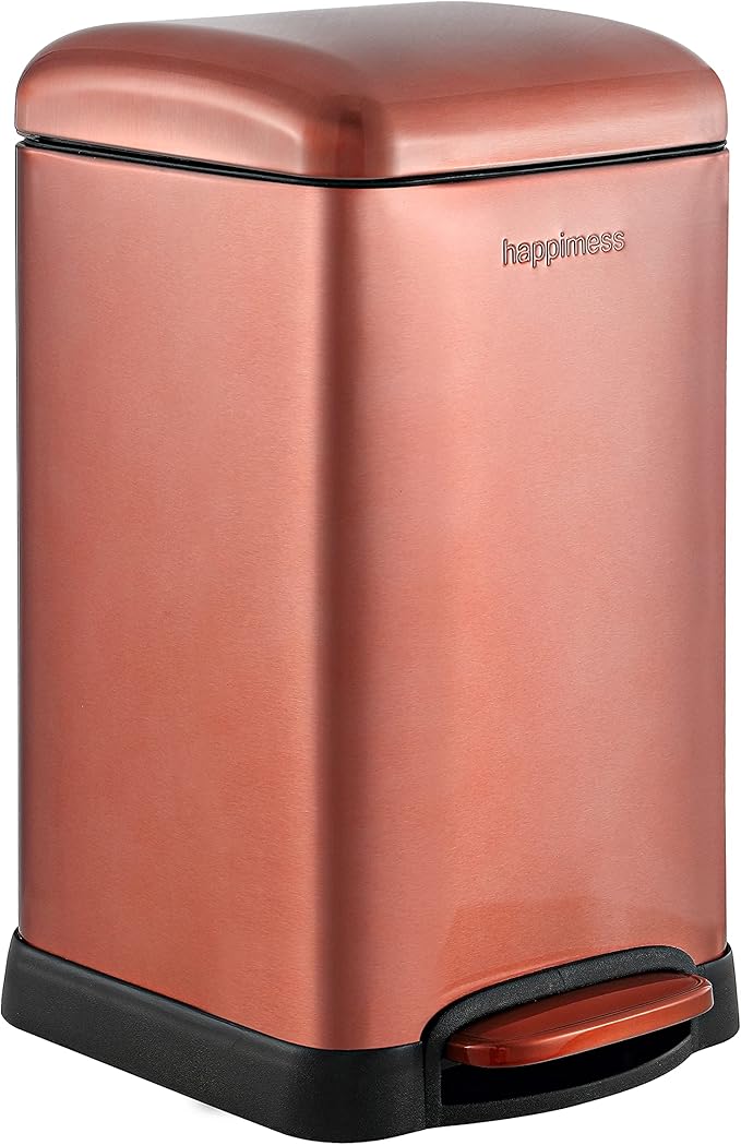 happimess HPM1012D Betty Retro Mini 3.2-Gallon Step-Open Trash Can by Happimess
