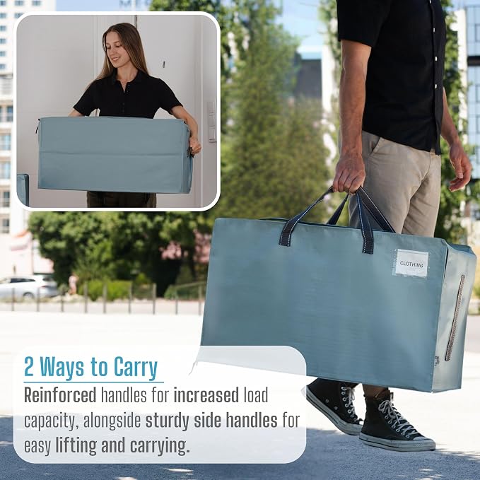 VENO 8 Pack Moving and Storage Bags, Heavy Duty, Alternative to Moving Boxes - Image 6