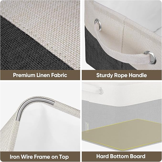 BALEINE 2 Pack Fabric Storage Bins - Image 5